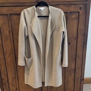 J. Crew Oatmeal Open Front Cardigan
